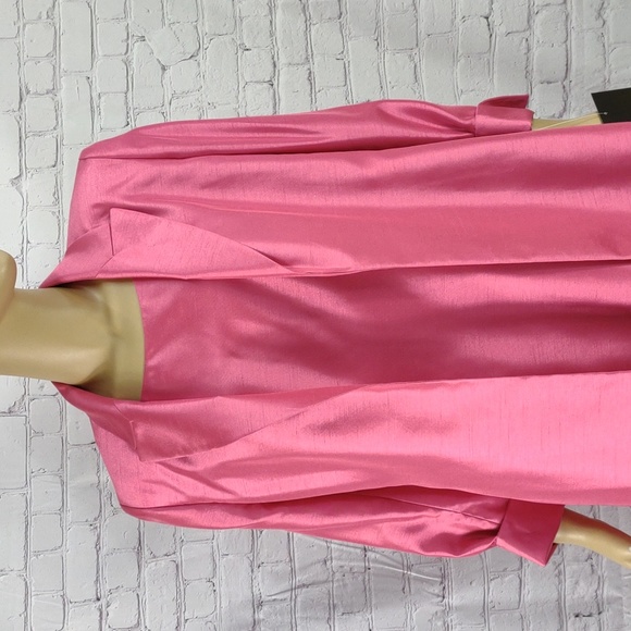 New LeSuit size 10 Petite Fuchsia Pink 2 piece Jacket & Dress - Picture 3 of 17